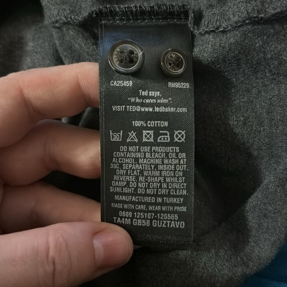 TED BAKER Cotton Short Sleeve Collared Shirt - Picture 6 of 7